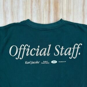 Karl Jacobs Shirt Mens M Books & Board Games Green Staff Event Mr Beast 2021‎